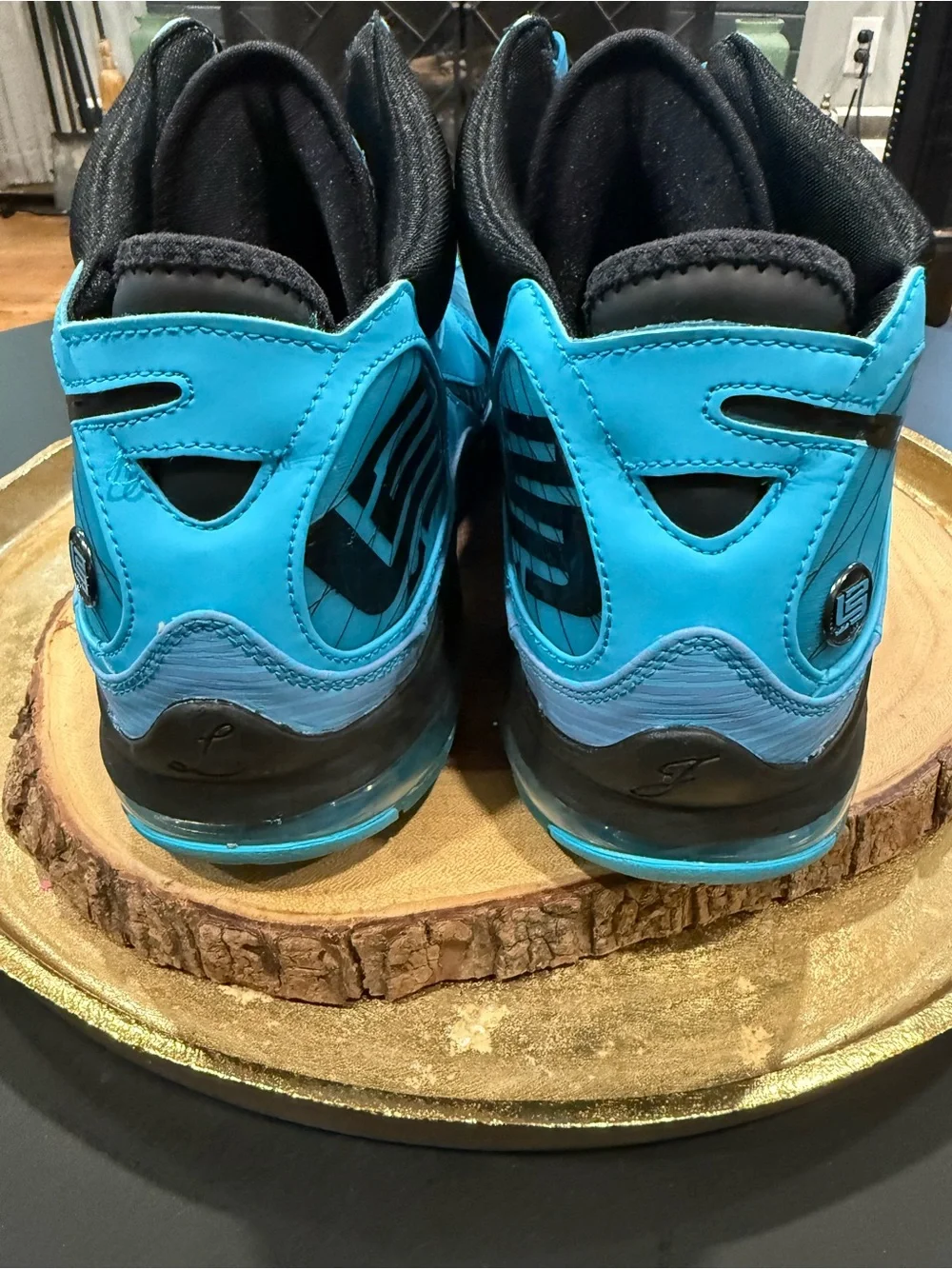 Nike Lebron VII GS Basketball  Chlorine Blue Shoes CK0719-400 size 15